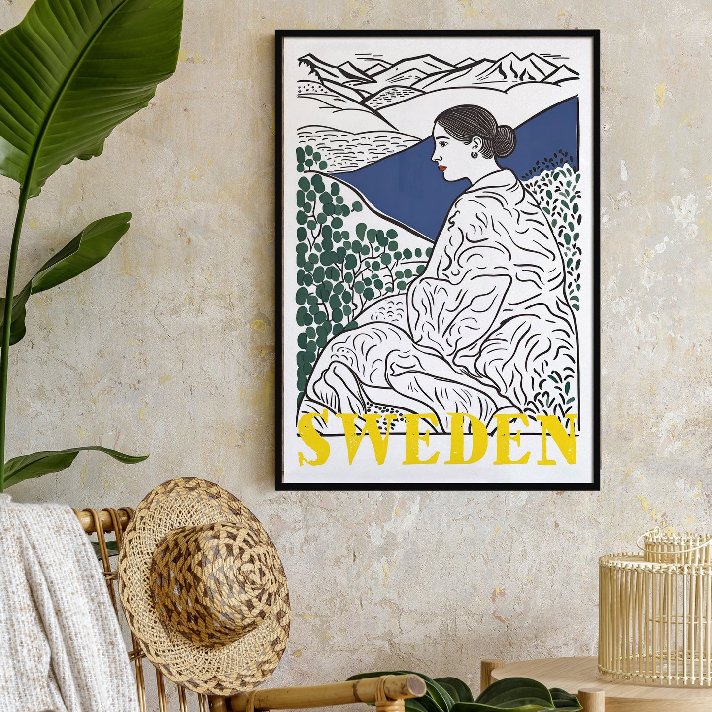 Sweden - Retro Travel Poster