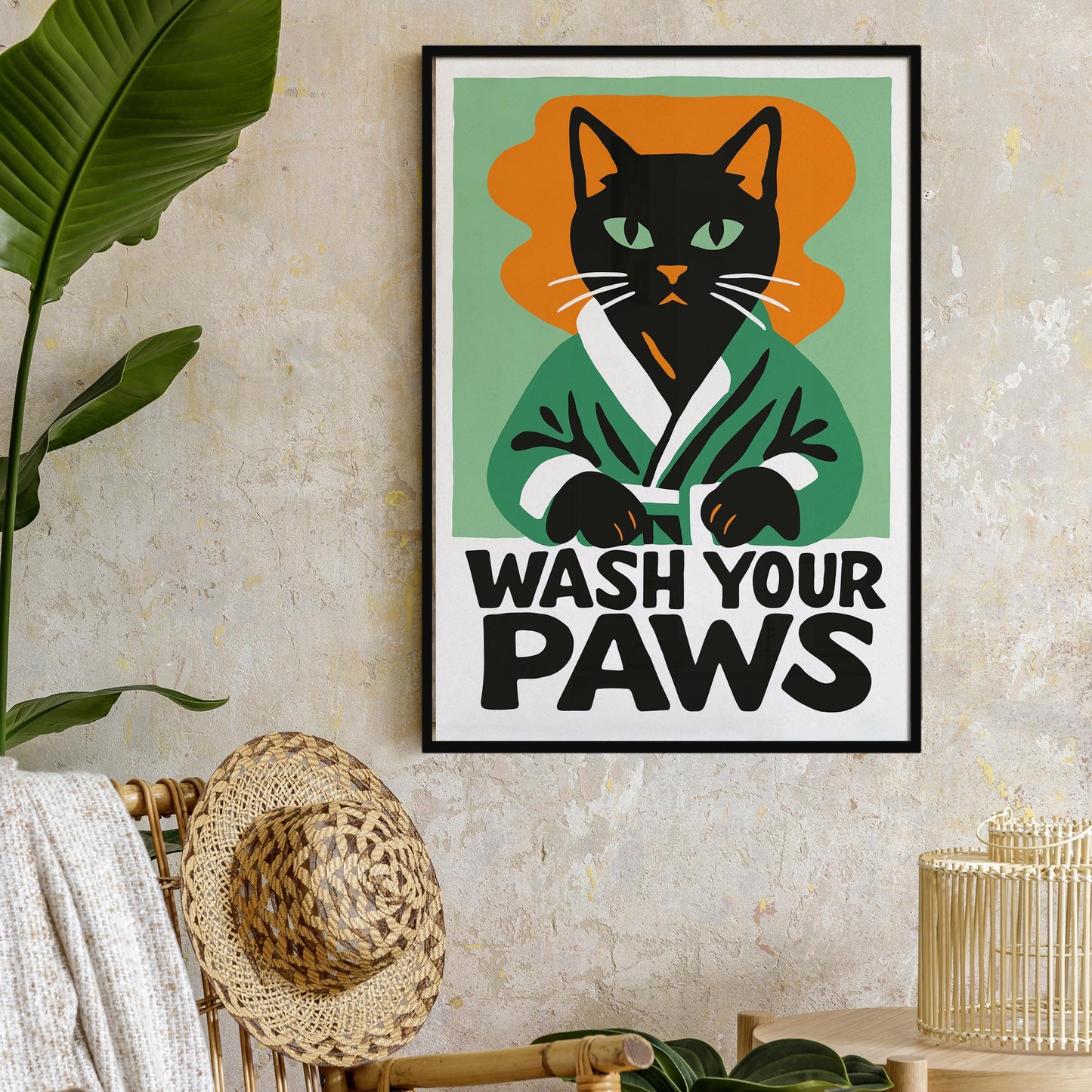 Wash Your Paws Poster