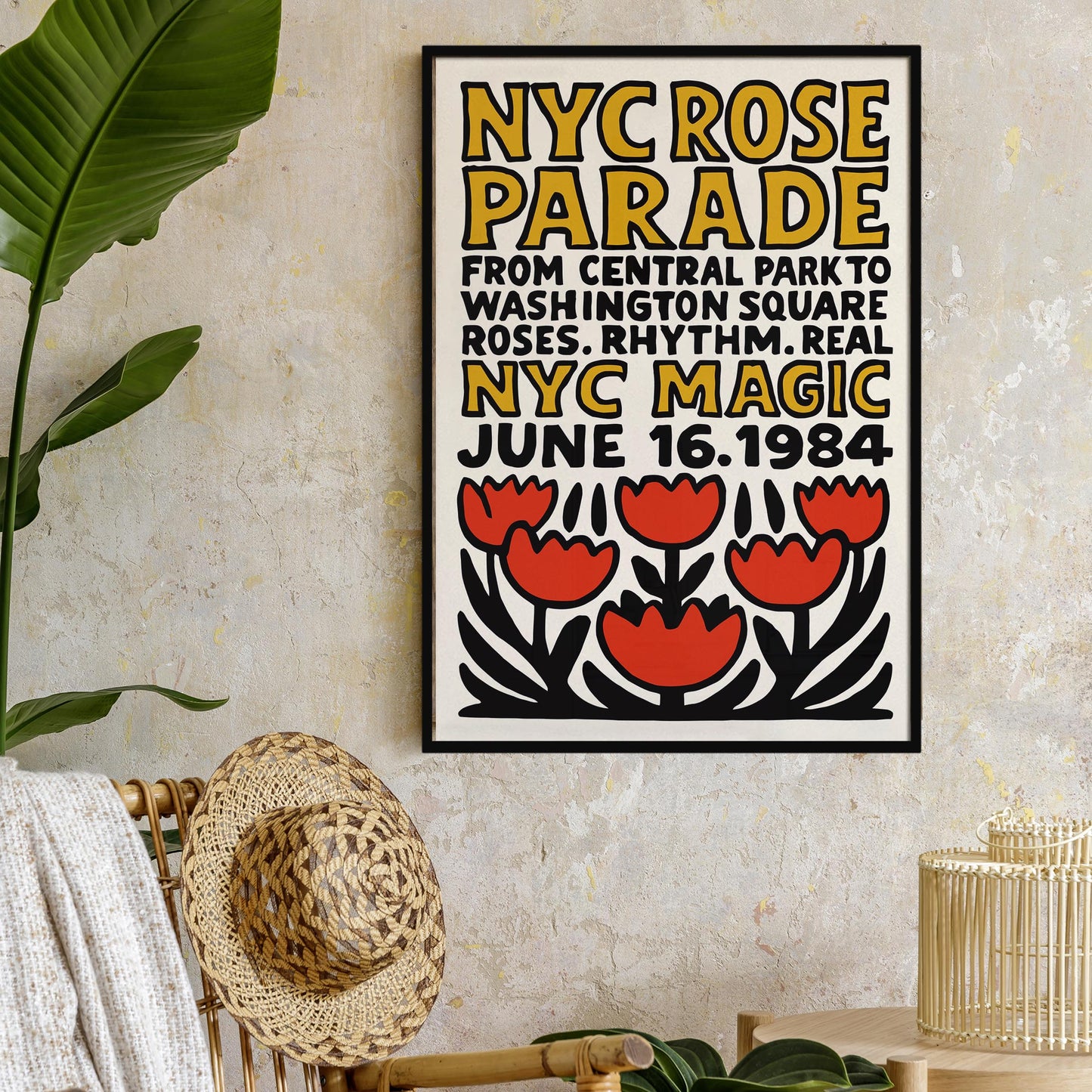 NYC Rose Parade Poster