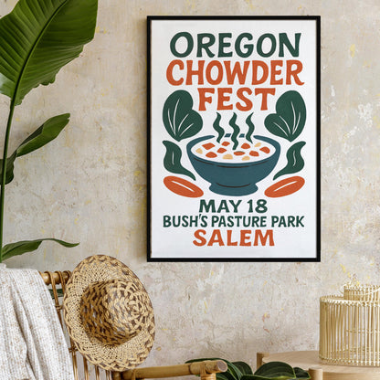 Oregon Chowder Fest Poster