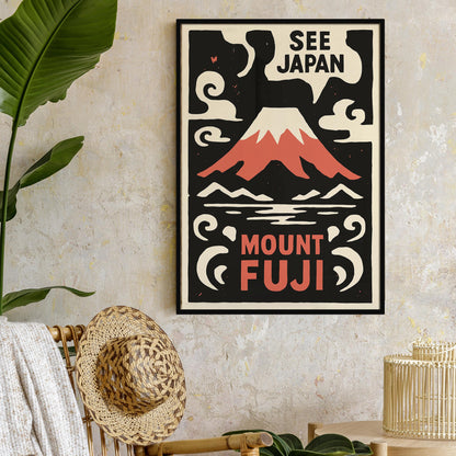 Classic Japan Travel Poster Print