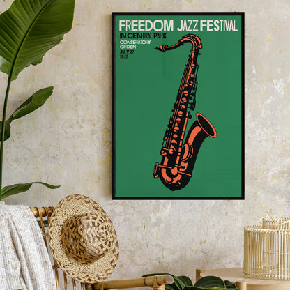 Freedom Jazz Festival 1987 Poster