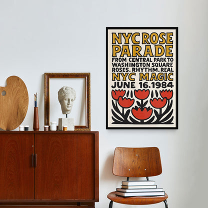 NYC Rose Parade Poster