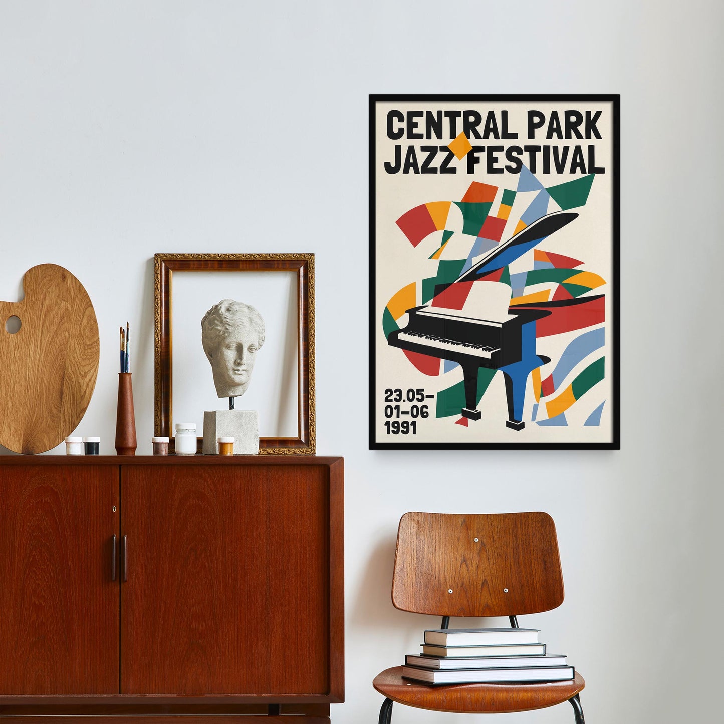 Central Park Jazz Poster