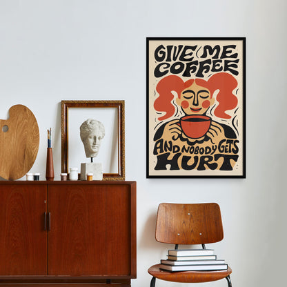 Coffee First Wall Art