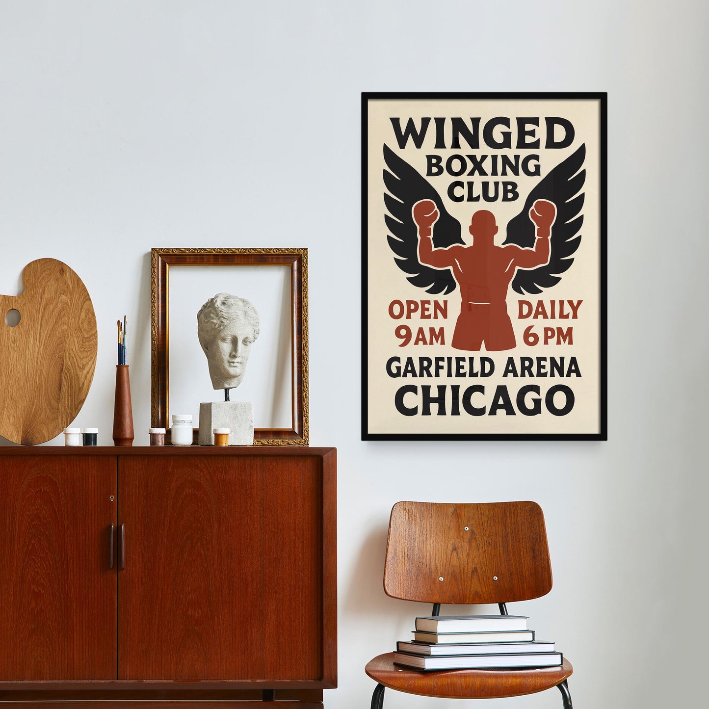 Winged Boxing Club Print