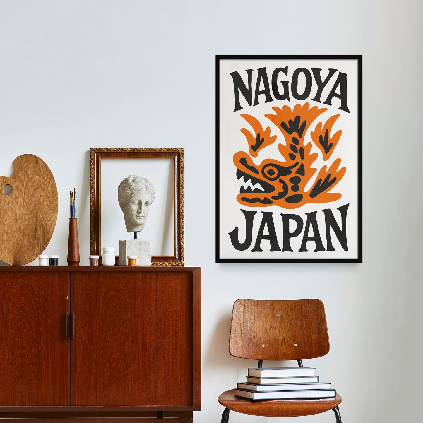 Nagoya Japan Vintage Travel Poster