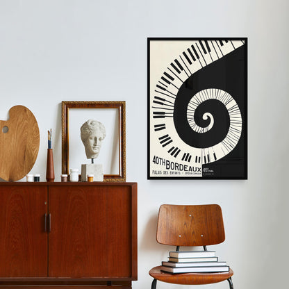 Bordeaux Jazz Poster Print
