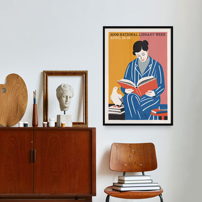 National Library Week Reading Poster