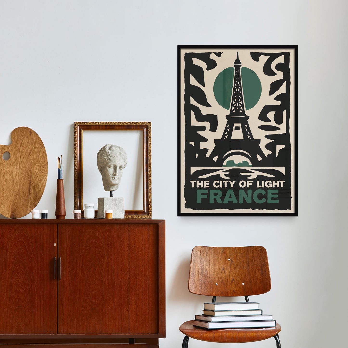 France Eiffel Tower Poster Print