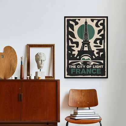 France Eiffel Tower Poster Print