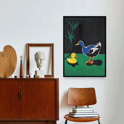 Quirky Ducks Wall Art Poster
