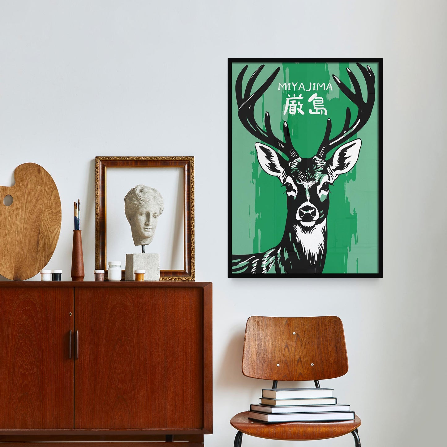 Miyajima Deer Island Poster