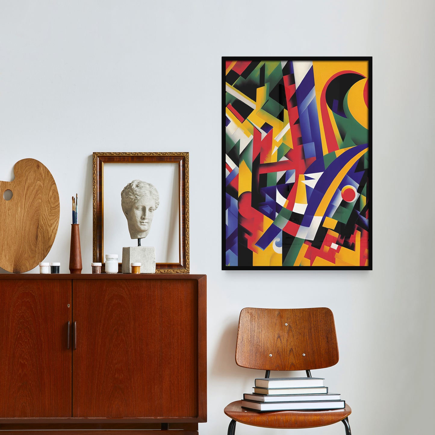 Abstract Vintage Composition Art Prints