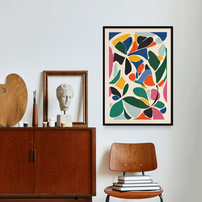 Colorful Cut Outs Abstract Wall Art