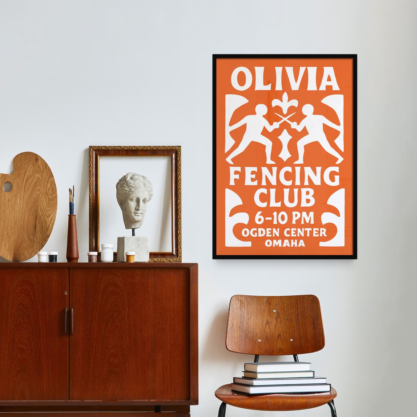 Olivia Fencing Club Poster