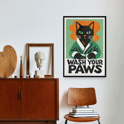 Wash Your Paws Poster