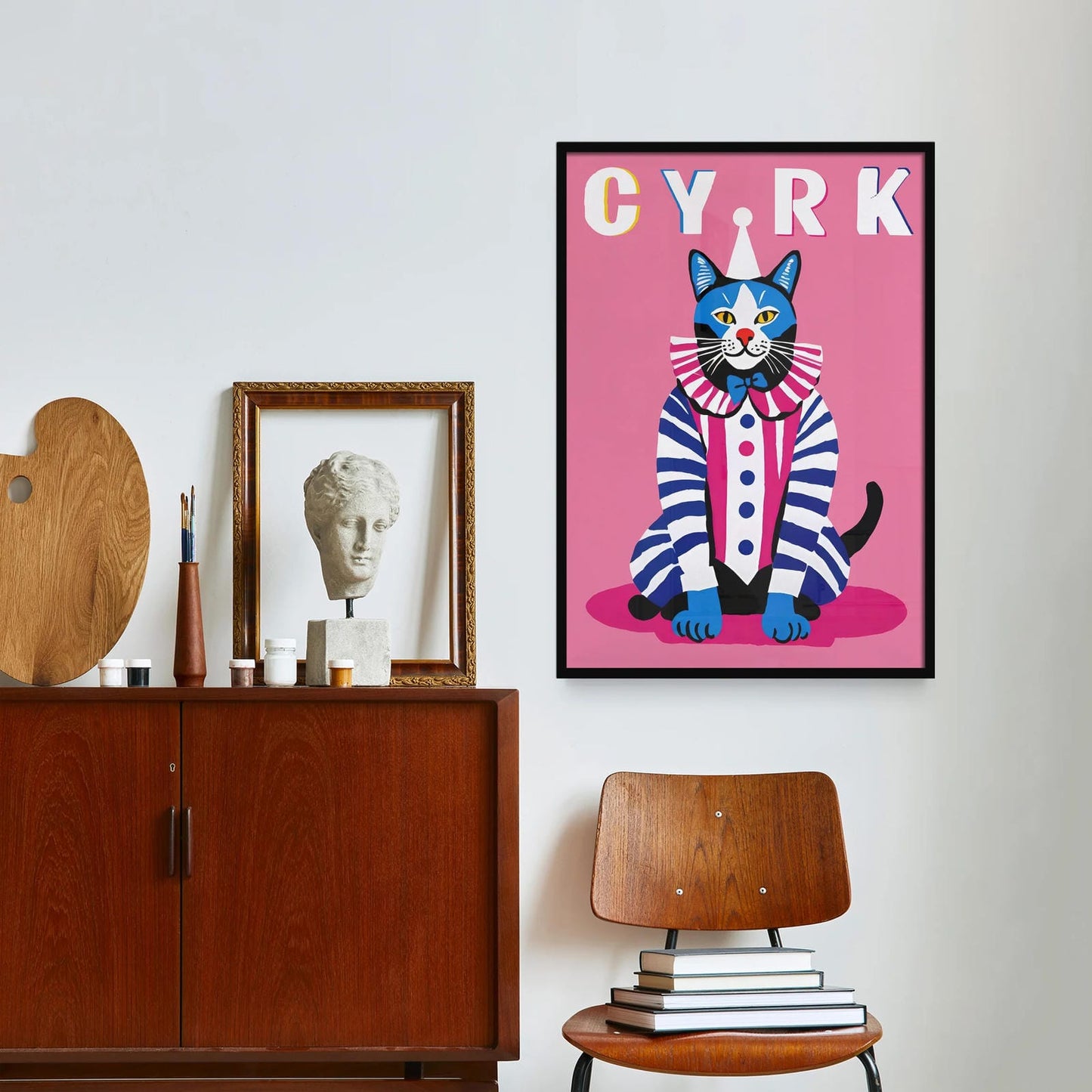 Polish Circus Vintage Retro Poster