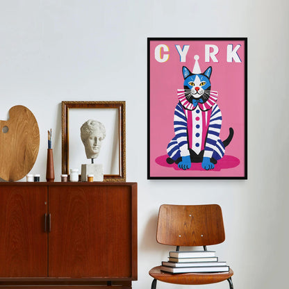 Polish Circus Vintage Retro Poster