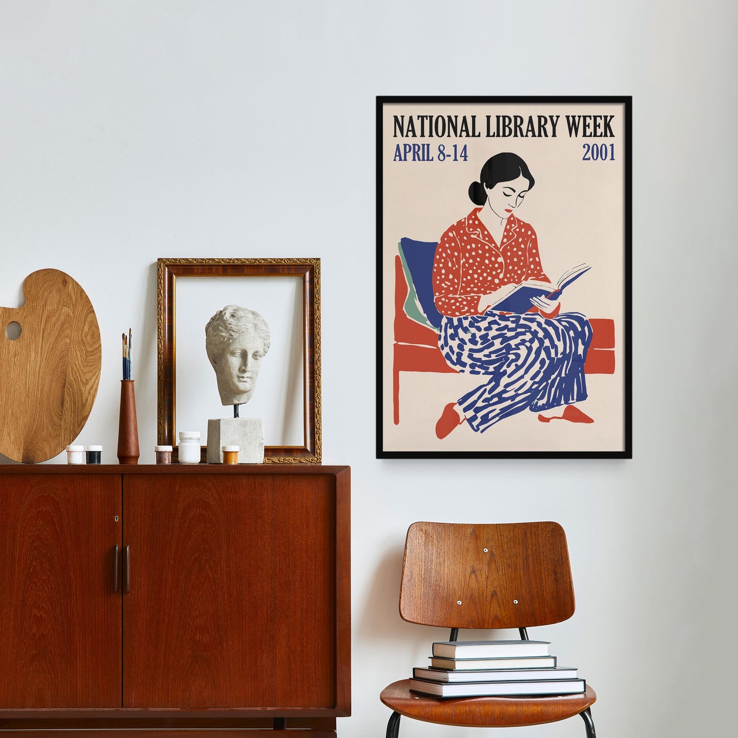 Library Week Reading Poster