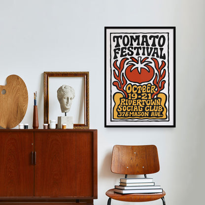 Tomato Festival Poster Print