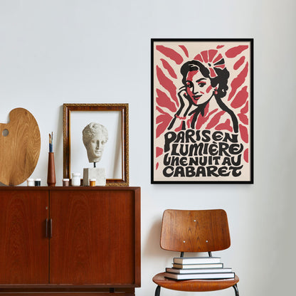 Paris Lumiere Cabaret Poster