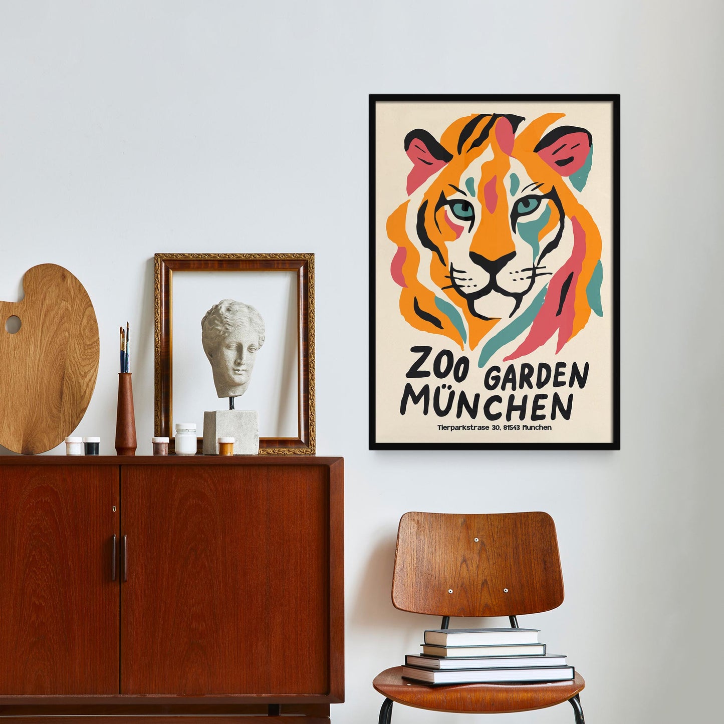 Munich Zoo Wall Art Poster