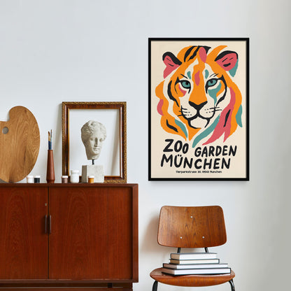 Munich Zoo Wall Art Poster