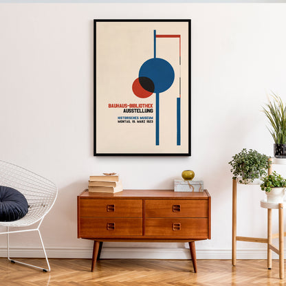 Bauhaus Library Wall Art Print