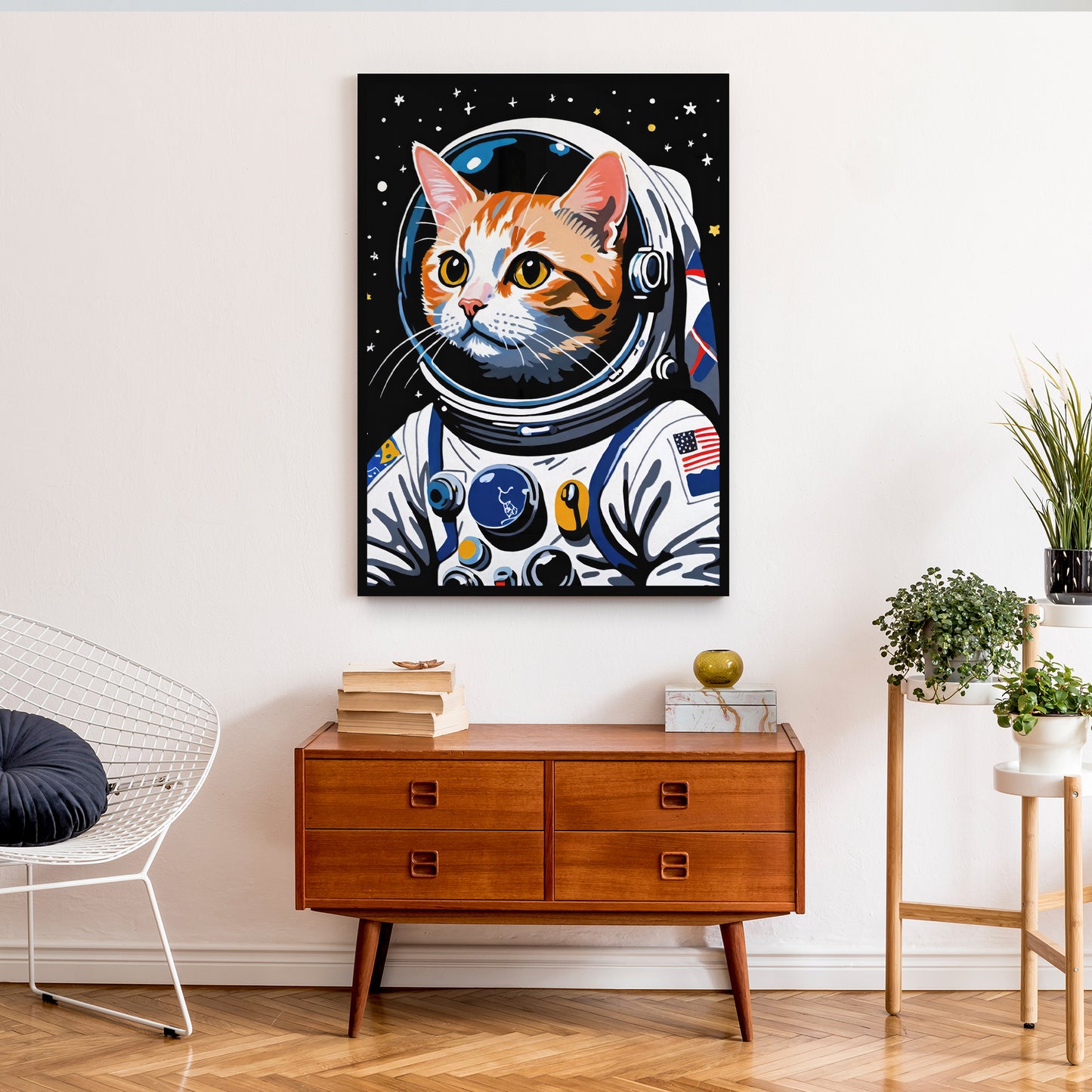 Cat Astronaut Cute Space Cat Poster