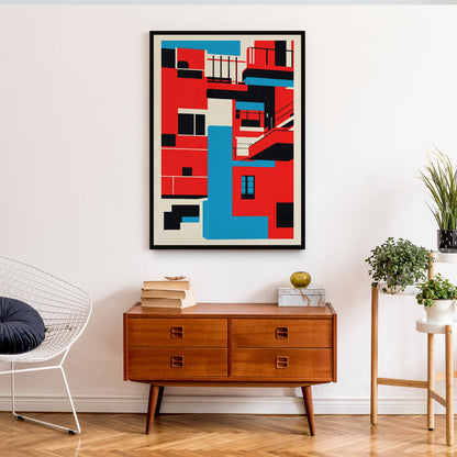 Bauhaus Architecture Poster
