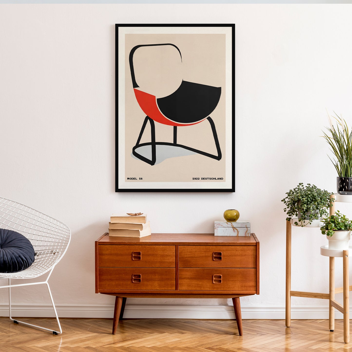 Bauhaus Chair Model S6 Poster