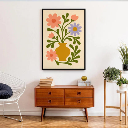 Flower Bouquet Wall Art – Nature Print Poster