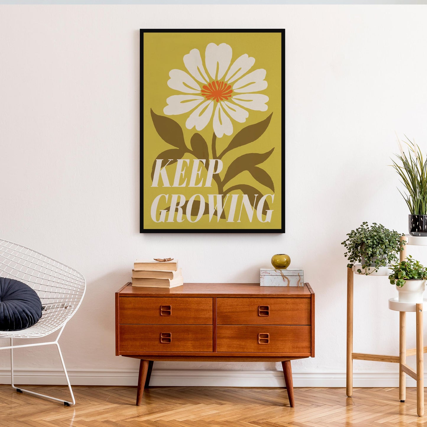 Keep Growing Flower Print