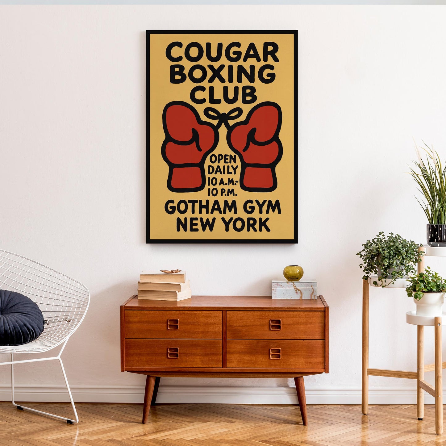 Cougar Boxing Club NYC Poster