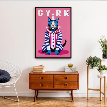 Polish Circus Vintage Retro Poster