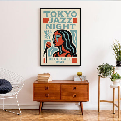 Tokyo Jazz Night Poster