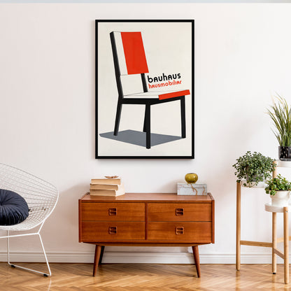 Bauhaus Chair Retro Wall Art