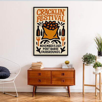 Cracklin Festival Folk Poster