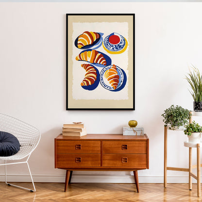 French Croissants Art Print