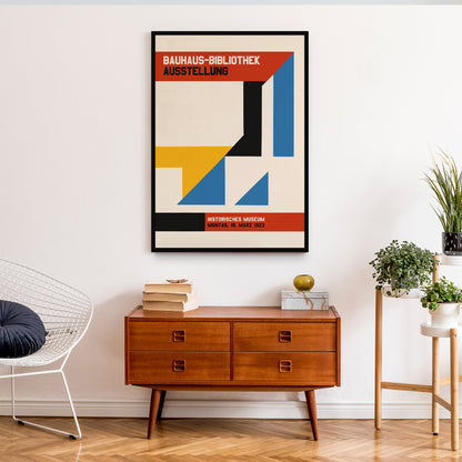 Bauhaus Exhibition 1923 Retro Poster