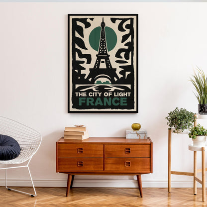 France Eiffel Tower Poster Print