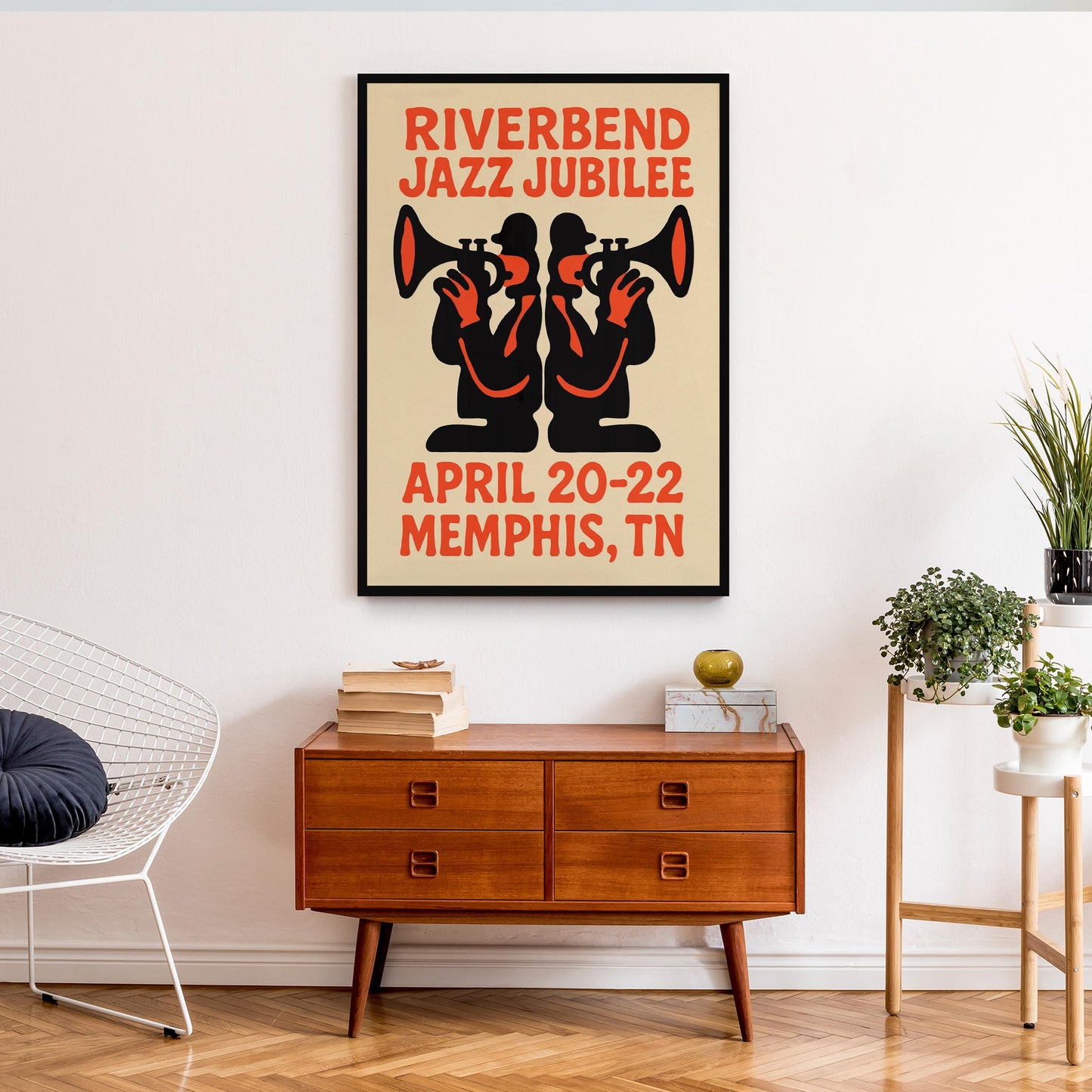 Riverbend Jazz Poster Print