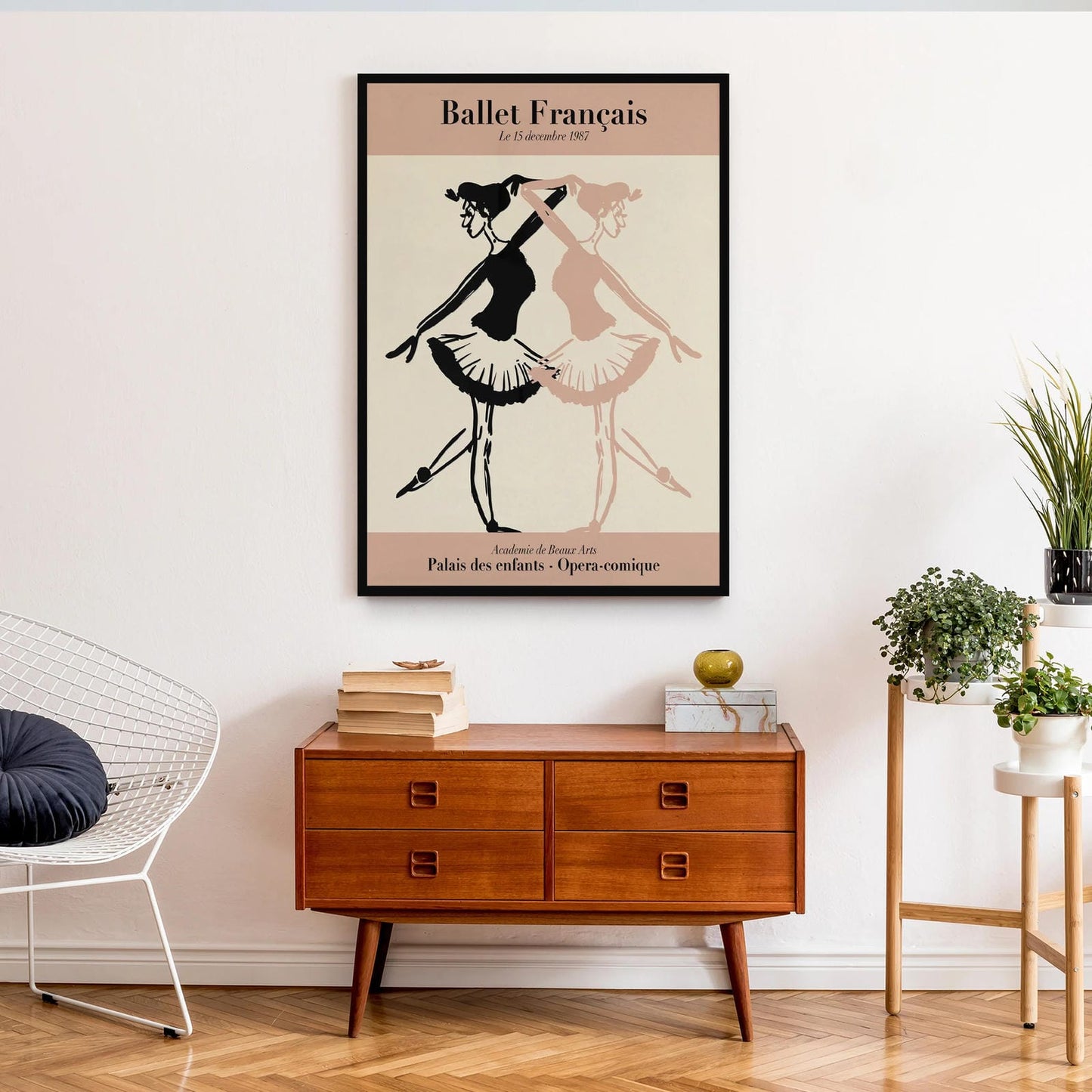 French Ballerinas Wall Art Print