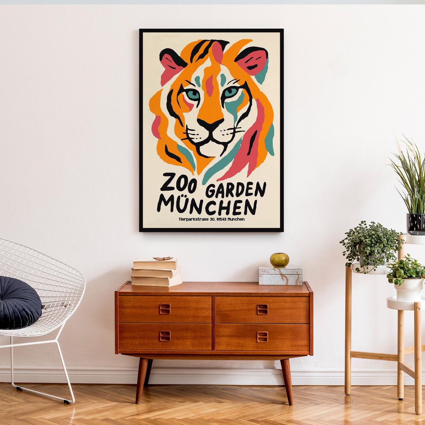 Munich Zoo Wall Art Poster