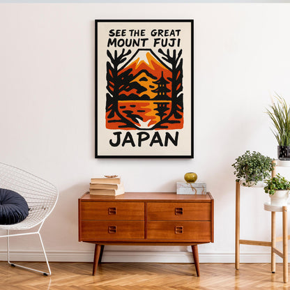 Mount Fuji Japan Poster Print
