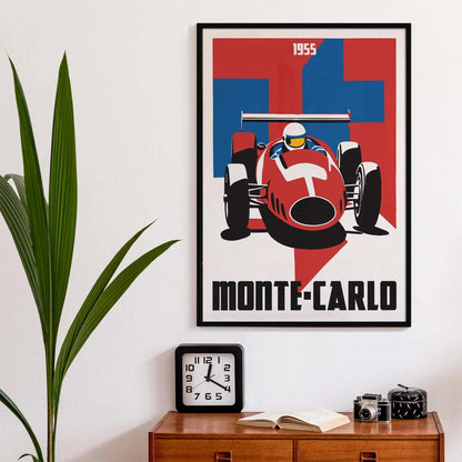 Monte Carlo Grand Prix 1955 Print