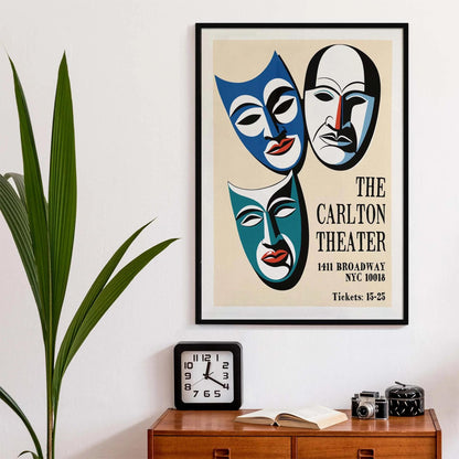 NYC Theater Poster Print