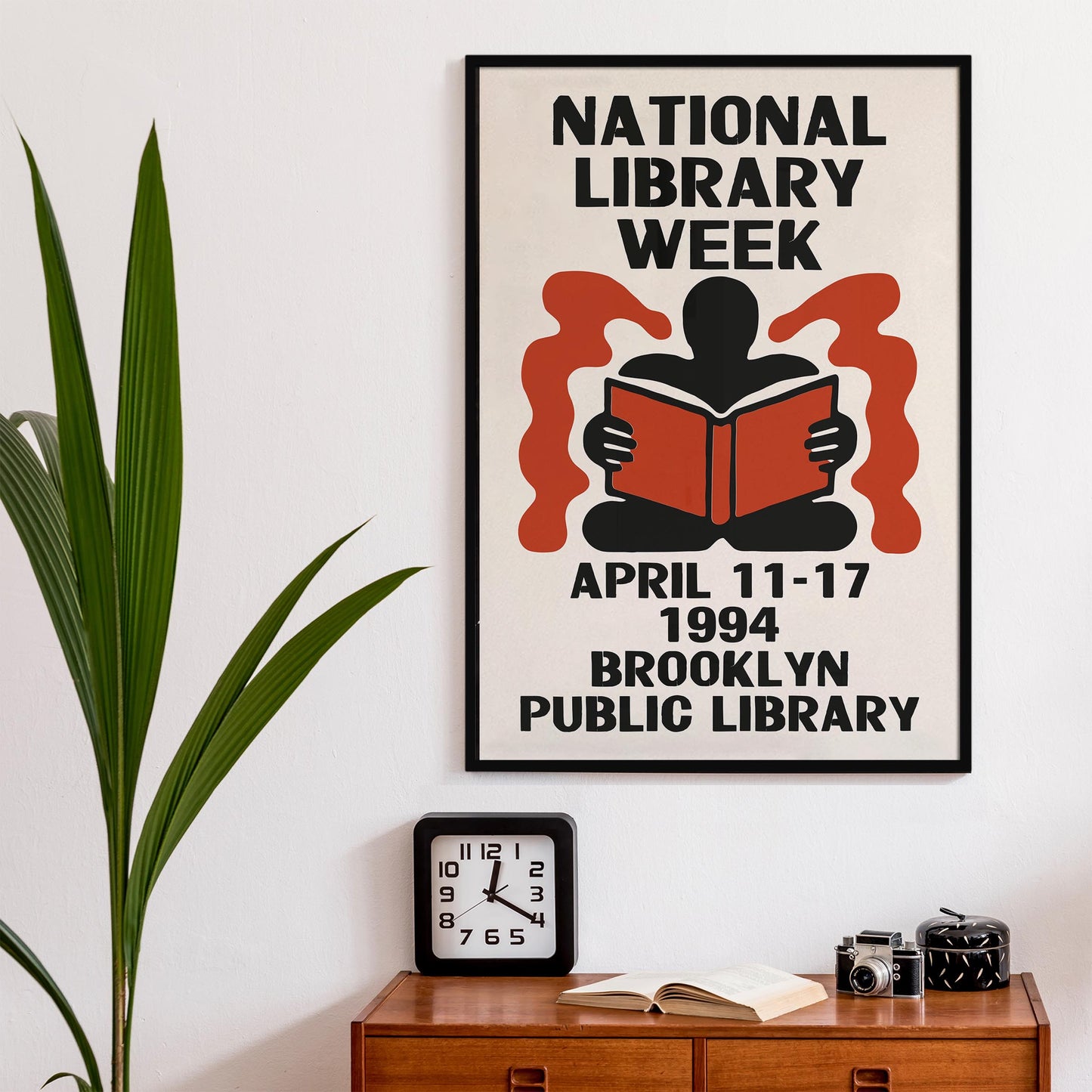 Library Week Vintage Poster