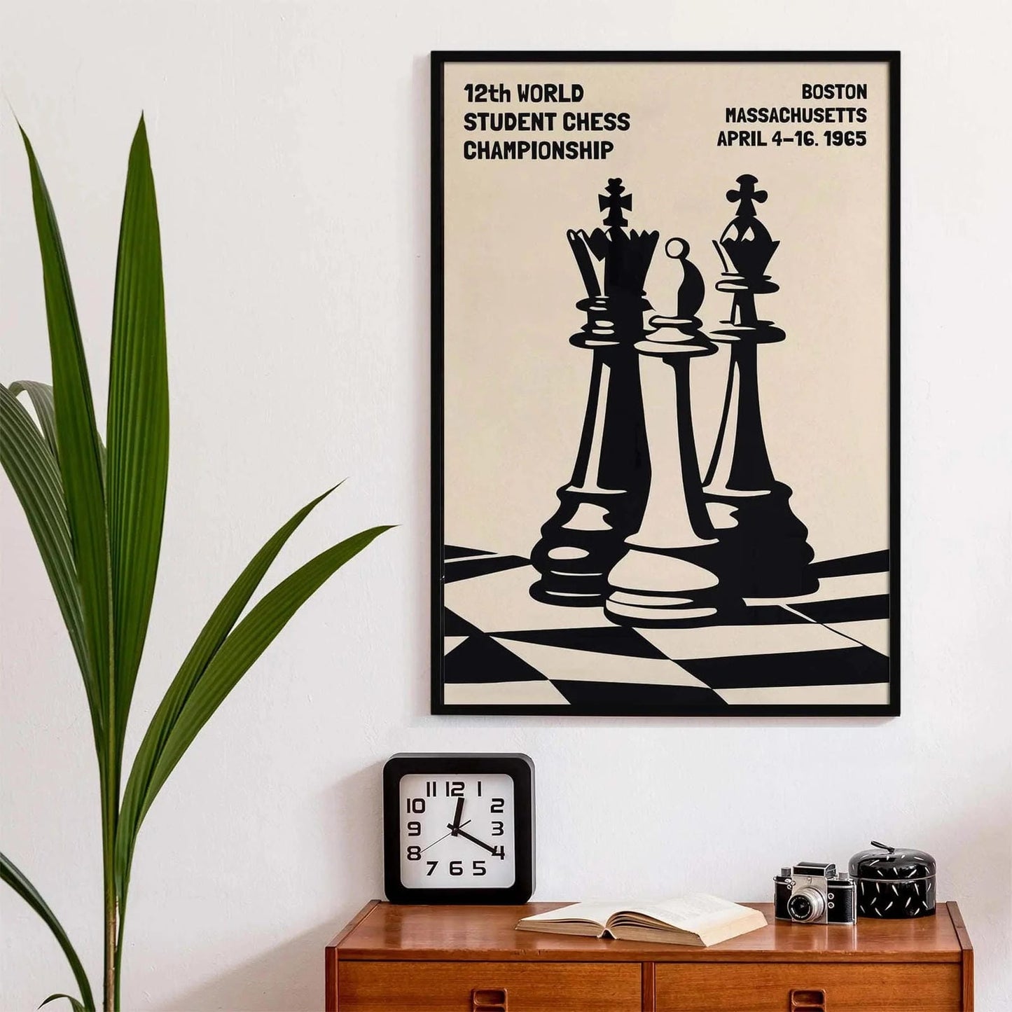 1965 World Student Chess Poster